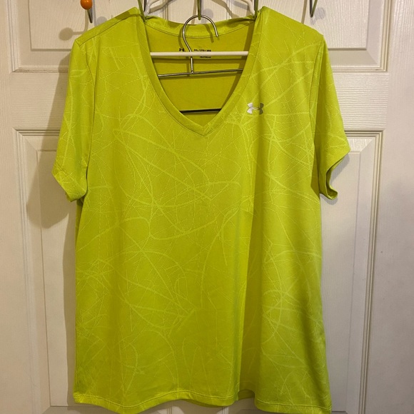 SOLD***3/$45***Under Armour NWOT HeatGear V-Neck Plus Size 2X - Picture 2 of 7